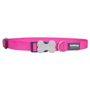 Red Dingo - Halsb�nd - Plain - Hot Pink str L