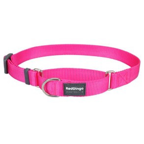 Red Dingo - Halsb�nd - Halvkv�l - Plain - Hot Pink str M