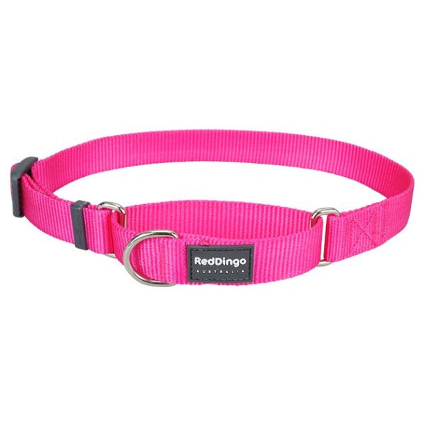 Red Dingo - Halsb�nd - Halvkv�l - Plain - Hot Pink str M