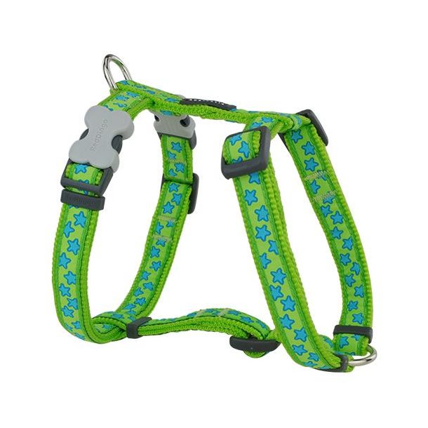 Red Dingo - Sele - Lime gr�n med stjerner L