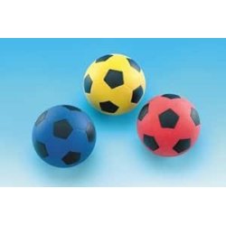 FOAM GUMMI FODBOLD 9 CM Bl�