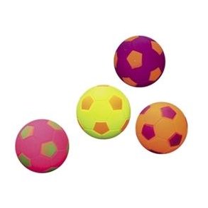 MASSIV GUMMI FODBOLD 5,7 CM X 4 STK