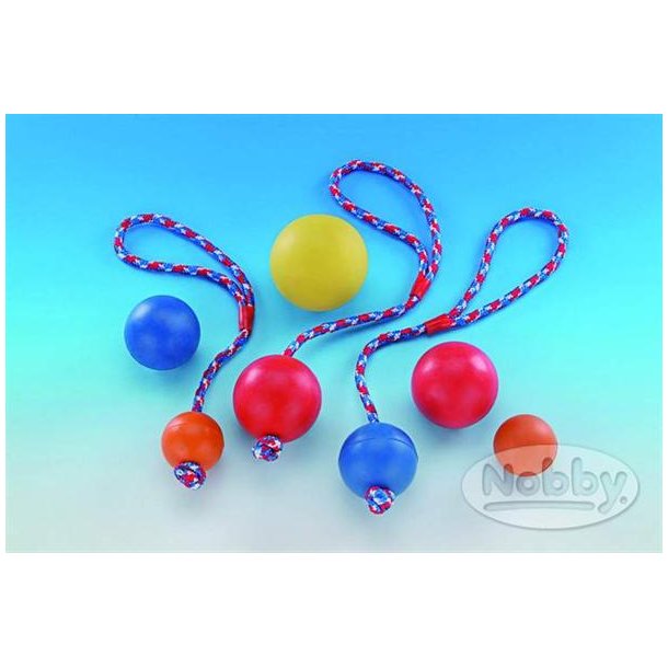 Rubber Line massiv bold med kastesnor gul
