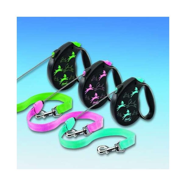 Color Large flexi, bl�, 5 m