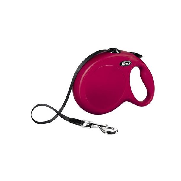 Flexi New Classic L, r�d 8 meter b�nd