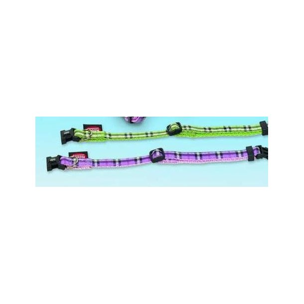 Tartan halsb�nd 20-35 cm lilla