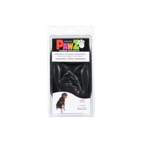 PAWZ DOG BOOTS, LARGE, SORT