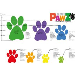 PAWZ DOG BOOTS, SMALL, SORT