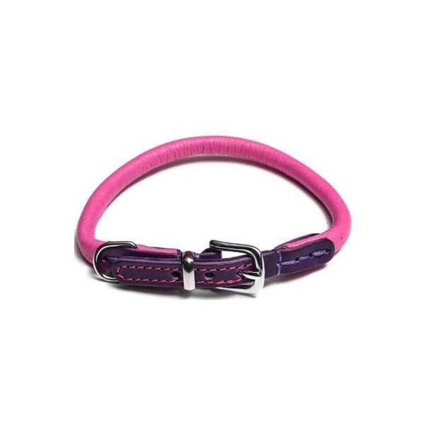 PARIS Halsb�nd Lyser�d & Sort 10 mm. / 50 cm.