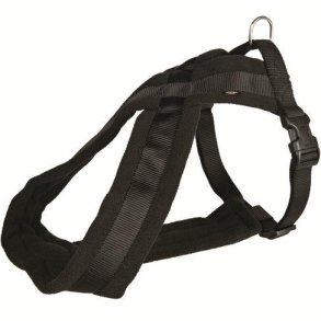 Premium sele, S/M: 40�60cm/25mm, Sort