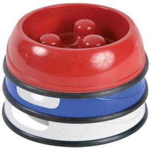 SLOW FEED SK�L 0,9/� 23 CM HVID