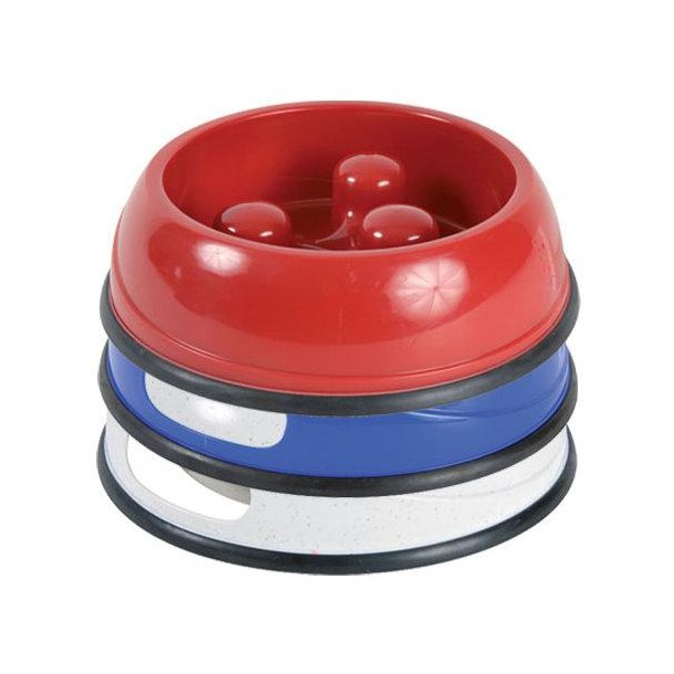 SLOW FEED SK�L 0,9/� 23 CM HVID